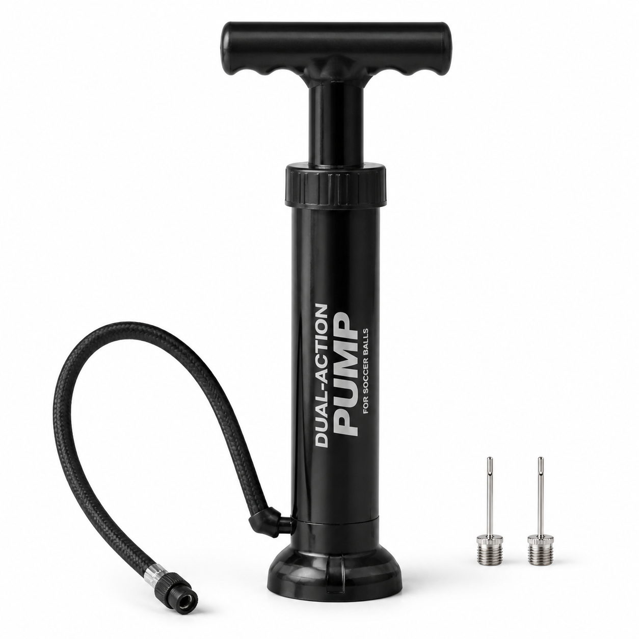 Pitch House Ball Pump — dual-action soccer ball pump
