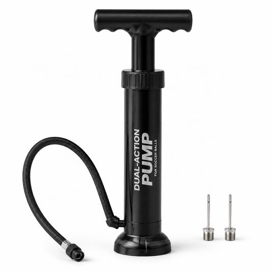 Pitch House Ball Pump — dual-action soccer ball pump